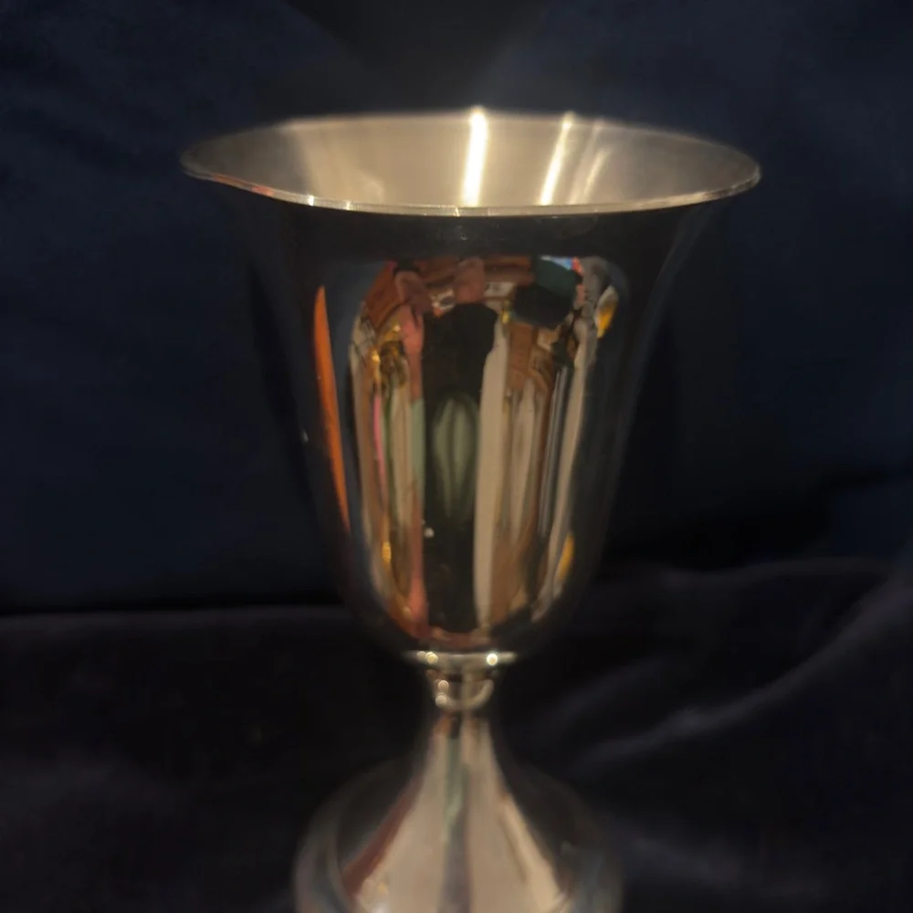 Empire Pewter Silver wine Goblet